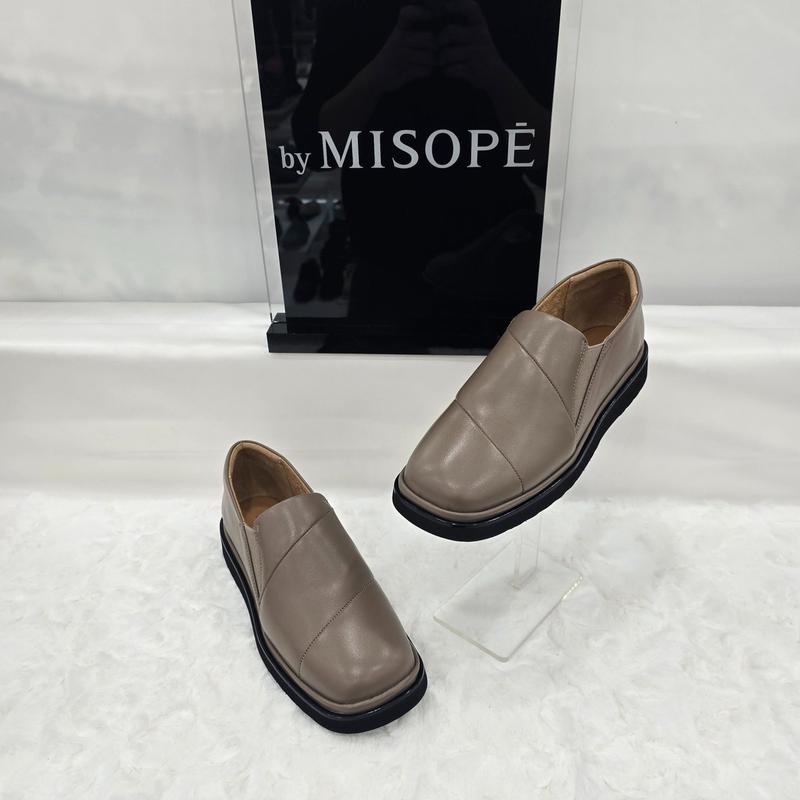 By 女性 ツイストパターン スリッポン 612HT439SH013 SEPIA 1 JJ