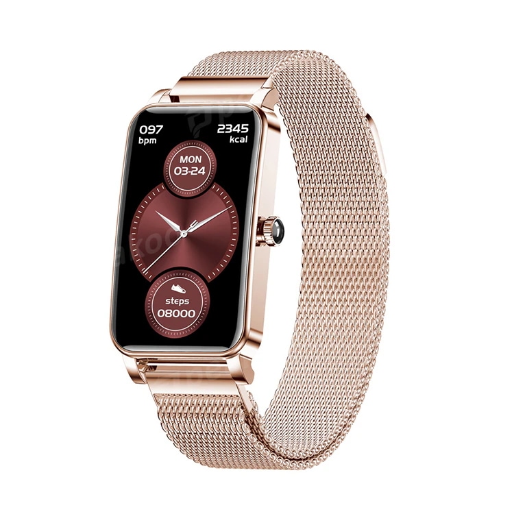 スマートウォッチ おしゃれ 優雅 レディース 血中酸素 睡眠検測 生理管理 運動管理 日本語対応