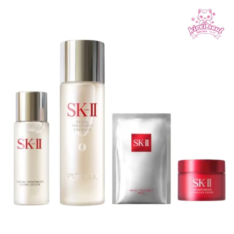 【スキンケア　お試し】 フェイシャル トリートメント エッセンス 75ml ローション 30ml クリーム 15g マスク 1枚 セット　ミニサイズ　旅行用　トライアル　セット　ミニセット　お試し