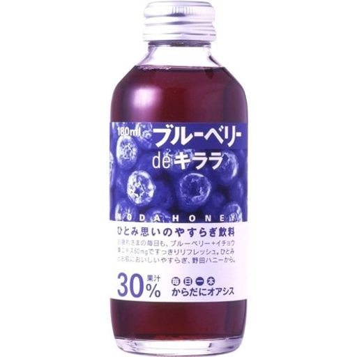 野田ハニー ブルーベリーdeキララ 180ml×24本