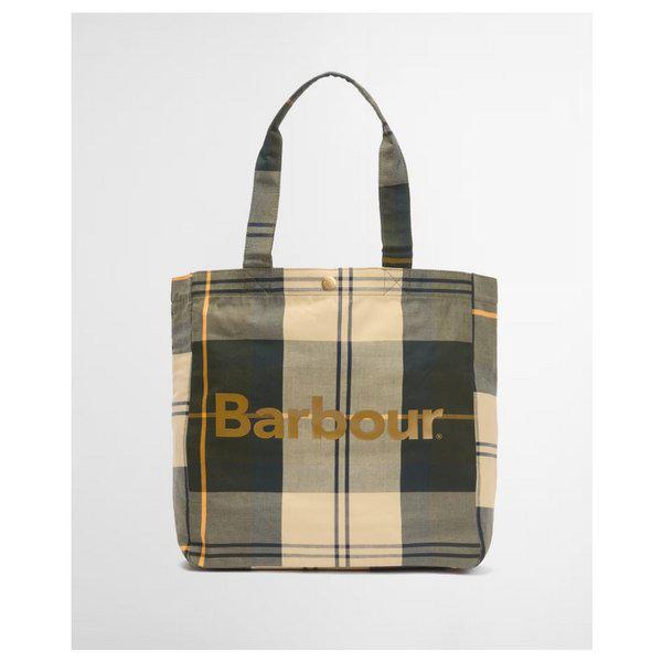 [26SS]男女共用カーキカラー Telfield Tartan トートバッグ URBA6E003E2