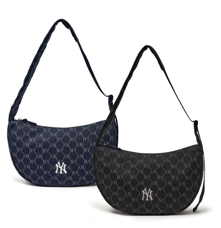 DIA Monogram Denim JQD Crossbag (3ACRMV45N-50INS,3ACRMV45N-50BKS)