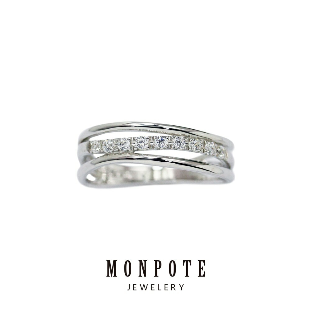 モンポット 指輪 レディース 大きいサイズ 13号 15号 17号 上品 おしゃれ エタニティ シルバーリング シンプル 普段使い シルバーアクセサリー プレゼント 大人 女性 誕生日 結婚祝い 8,712円