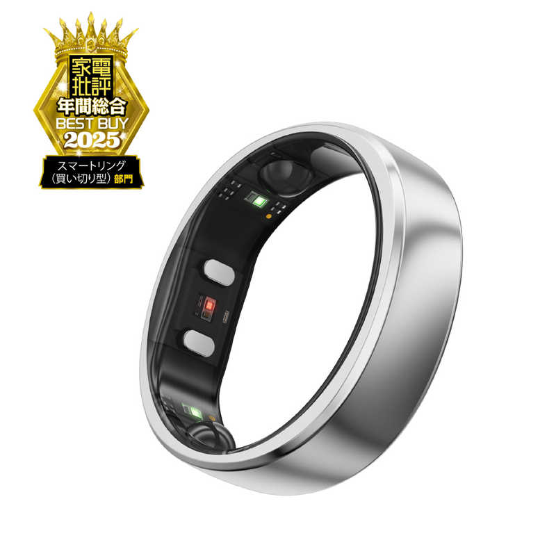 RINGCONN　(リンコン) スマートリング 第2世代 US11号 フューチャーシルバー　RCA-01