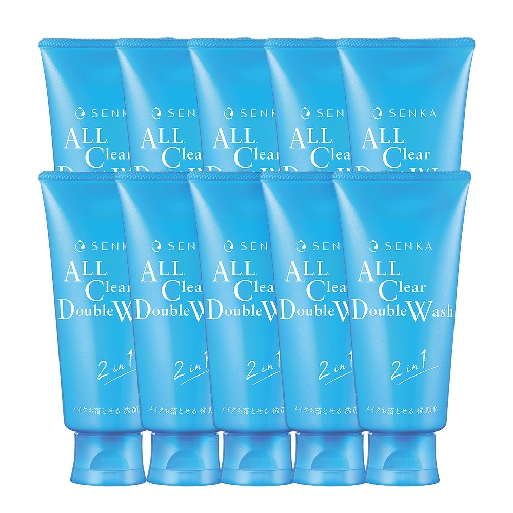センカオールクリアダブルウォッシュ120g×10個