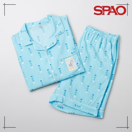 SPAO ポケモン ポケモンボール 半袖 パジャマ(LIGHT BLUE) かわいい 部屋着 韓国人気