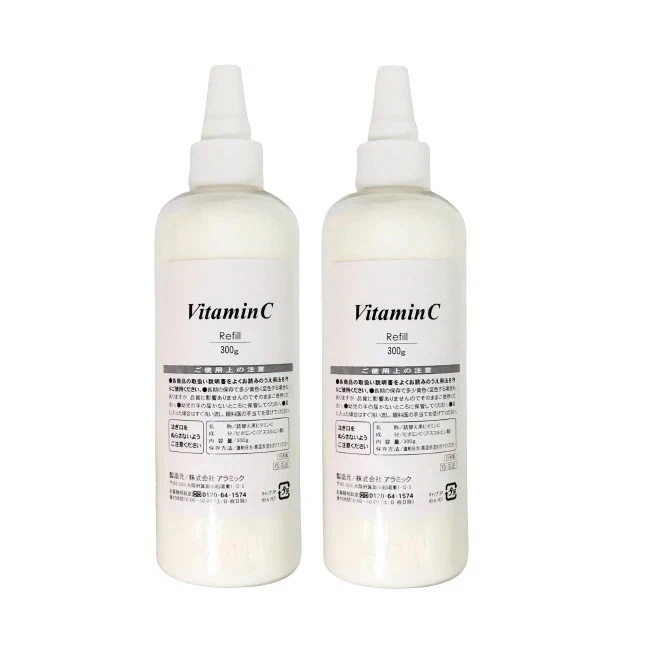 無塩素空間 ビタミンC 業務用 300g 2本セット 塩素除去 シャワーヘッド つめかえ用 詰替え用 レフィル まとめ買い