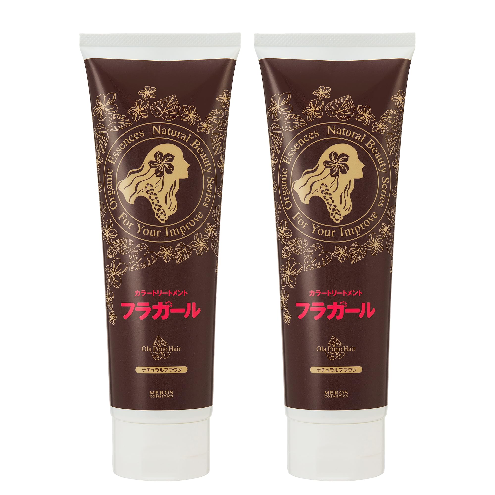 フラガールカラートリートメント ナチュラルブラウン【同色2本セット】ノンジアミン ノンシリコン ノンパラベン ノンアルコール 白髪染め 無添加 4,732円