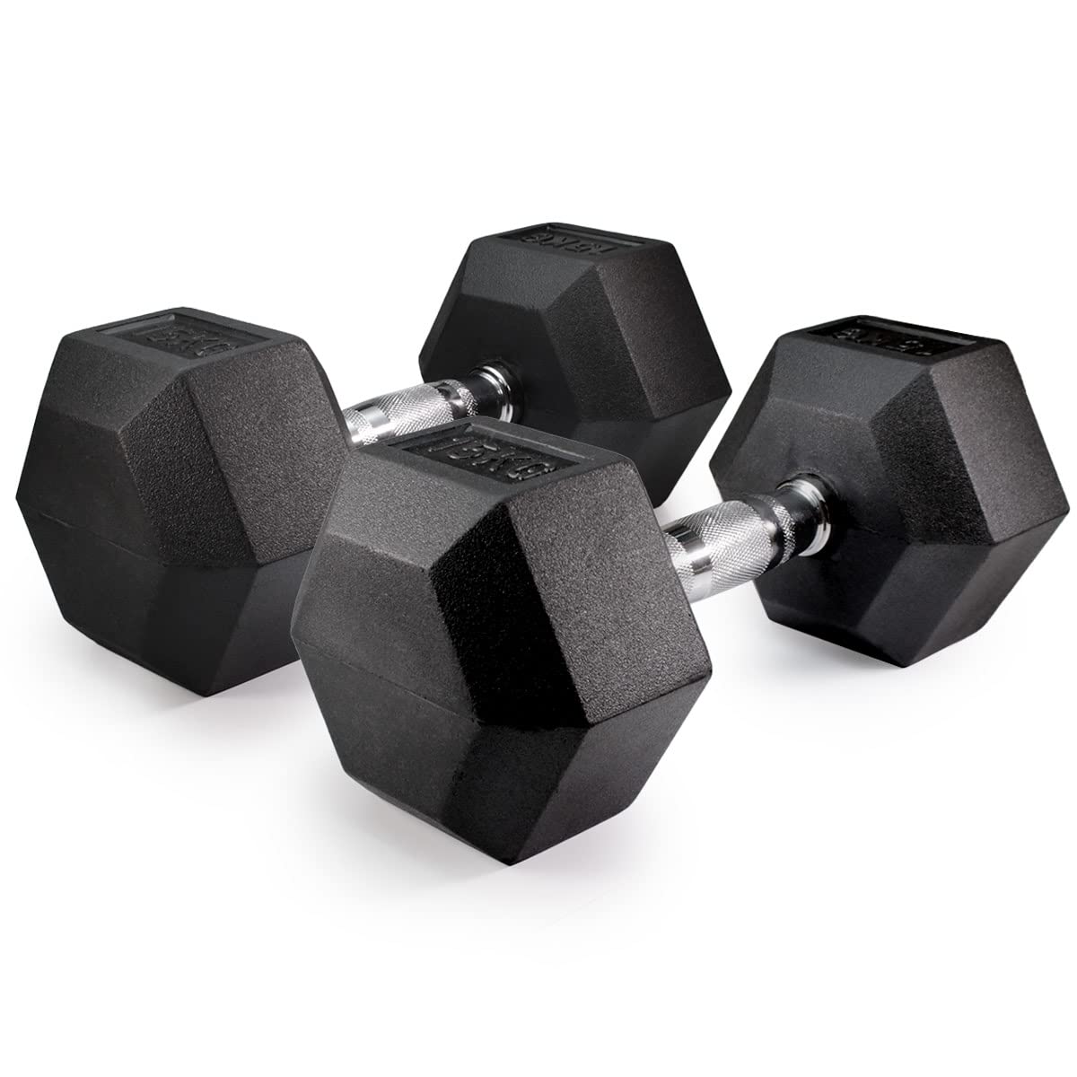 【２個セット】ヘックスダンベル 15kg ダンベル 鉄アレイ キャストアイアン Hex １５