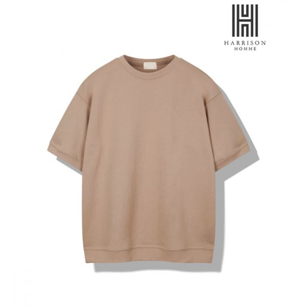 [ハリソン] 両面PKオーバーフィットラウンドショートスリーブTシャツMDLC1483