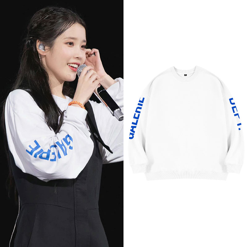 Iuイジウンゴールデンアワーコンサートセーターゆったりベルベット薄手秋冬