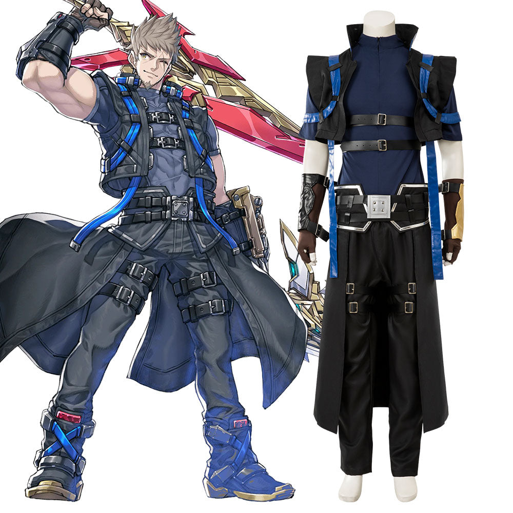 Xenoblade-Rexコスプレ衣装,デラックスなノアの衣装,ハロウィーンのカーニバルの衣装,カスタムサイズ
