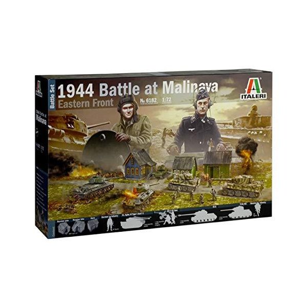 Italeri 6182S 1:72 1944 Battle at Malinava， Building， Stand Model Making， Crafts， Hobby， Gluing， P 21,375円