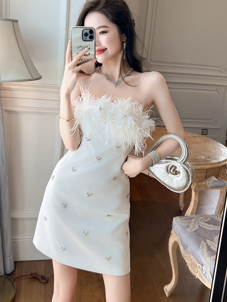【高.品.質】2024 新作 高級感 気質 ワンピース 結婚式 ドレス 花嫁ロングドレス 結婚式ワンピース 韓国ファッション パーティードレス ウェディングドレス 白137