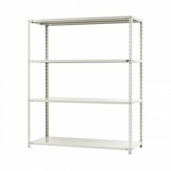 スチールラック　NC1500-18　4段 間口1500x奥行450x高さ1800mm　ホワイト