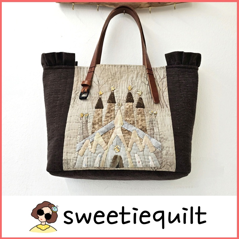 【sweetiequilt】 かばん作り バック作り DIYキットパッケージ　アンナトートバック　韓国大人気　恋人プレゼント