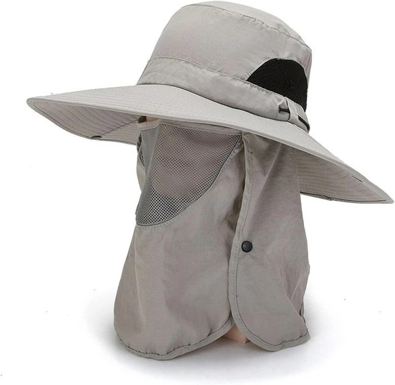サンバイザー 男女兼用 花ピンク対策 バイザー10cm 日焼け対策 360度UVカット 通気性 つば広 春夏秋 吸湿速乾 軽薄 防風 軽量 おしゃれ帽子 折りたたみ フェイスカバー付き 釣り 登山