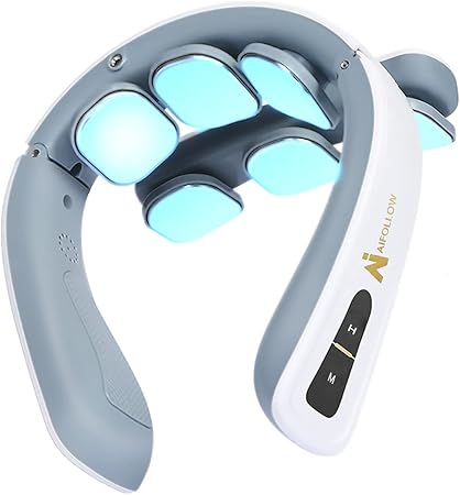 リラクゼーション器 ネック 首 肩 6種モード 17段階強度 リモコン操作 温熱 EMS 静音 ゲルパット 女性 男性 プレゼント ギフト人気 6,105円