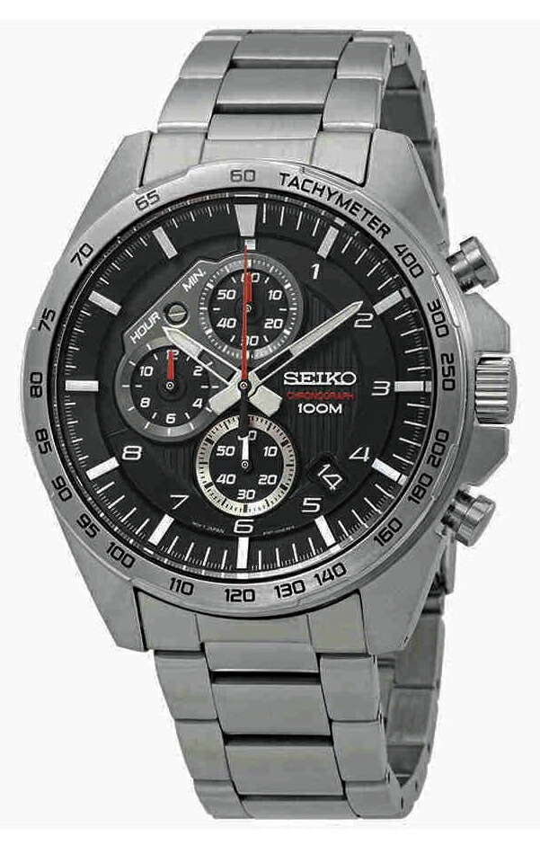 [10年保証] SEIKO SSB319P1 セイコー クオーツ クロノグラフ 100m 防水 [並行輸入品]