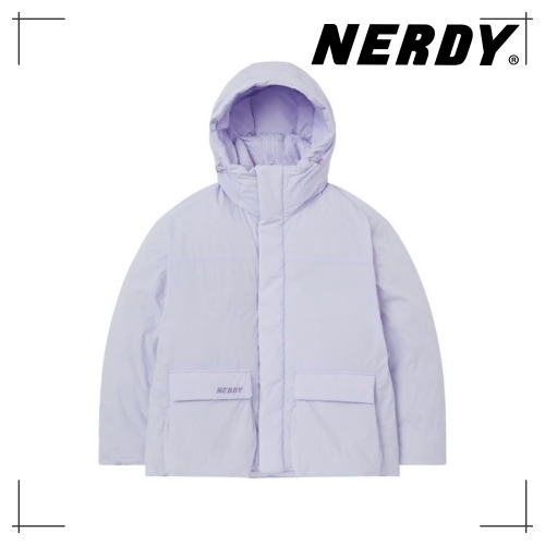 NERDY 公式正規品 ネオ ダウンジャケット Light Purple 韓国ファッション