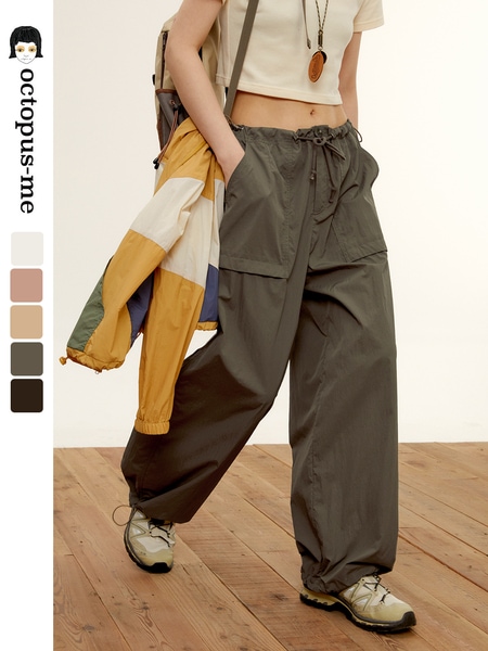 アウトドア カジュアル ドロップ オーバーオール