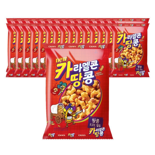 クラウン製菓 キャラメルコーン ピーナッツ 72g 32個
