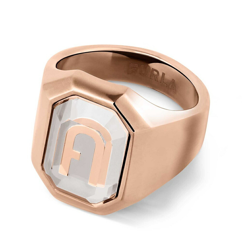 フルラ リング 指輪 12号 ブランド レディース ファッション オクタゴナル ピンクゴールド ステンレス アクセサリー おしゃれ かわいい シンプル 大人 女性 お出掛け デート パーティ 結婚式