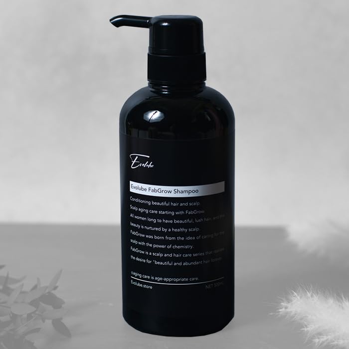 【Evolube】大人女性の髪質改善ヘアケアシリーズ (FabGrowシャンプー/500ml)