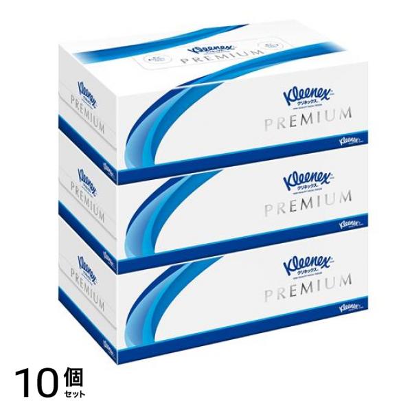 クリネックス ティシュー プレミアム 3箱パック 10個セット