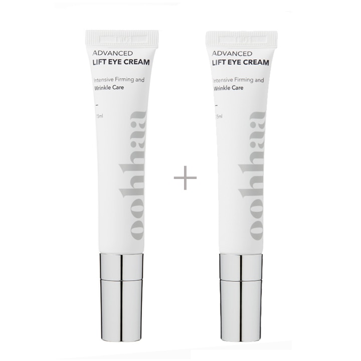 1+1 Advanced Lift Eye Cream (15ml) しわ緩和 弾力強化 水分補給 むくみ吸収 高級韓国クリーム 首のしわ
