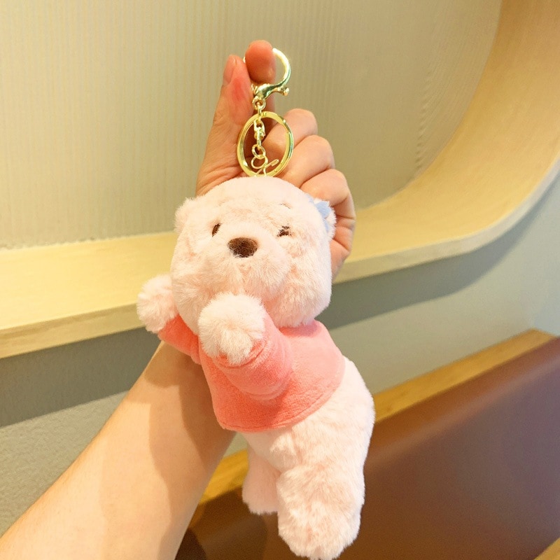 Qoo10] くまのプーさんキーホルダーぬいぐるみ人形 : バッグ・雑貨