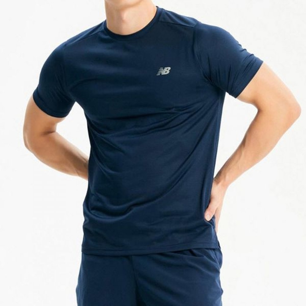 [ニューバランスシューズ] ニューバランス M ランニングベーシックフィット半袖Tシャツ NBNEE2P161-59 5,043円