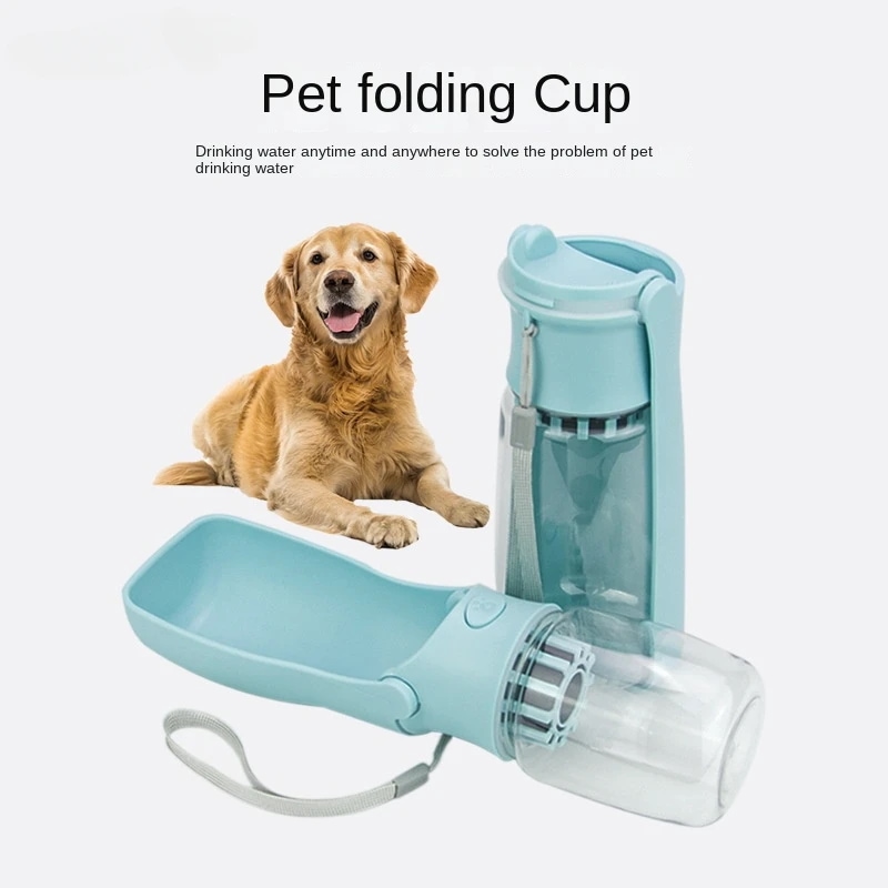 納期14-21日犬と猫のためのポータブルウォーターカップ,屋外ウォーキング用,折りたたみ式,ペット水ディスペンサー,Strava