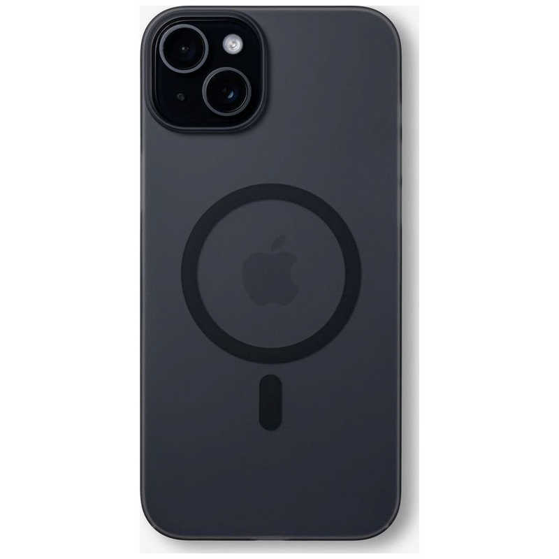 CASEFINITE　iPhone 15 Plus FROST AIR ULTRA MAGNETIC ケース MagSafe対応 スモークブラック 　FAUM1567B