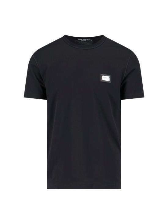 DOLCE & GABBANA Men T-Shirts G8PT1T G7F2I N0000 Black