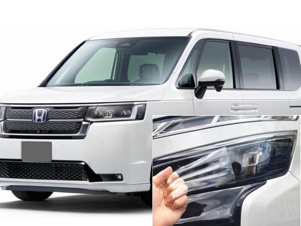 ヘッドライトプロテクションフィルム (ステップワゴンスパーダ RP6 RP7) 車種専用 カット済み 左右セット ヘッドライト保護 スパーダ RP6 RP7 ホンダ用 6,035円