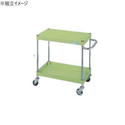 サカエ CSパールワゴン軽量タイプ グリーン CSP-6062L