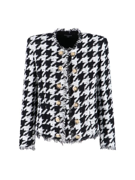 BALMAIN Women Jackets FF1SM508CG17 GAB Black