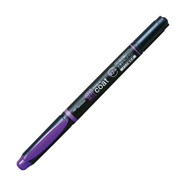 （まとめ） トンボ鉛筆 蛍コート ツインタイプむらさき WA-TC97 1本 (×50セット)