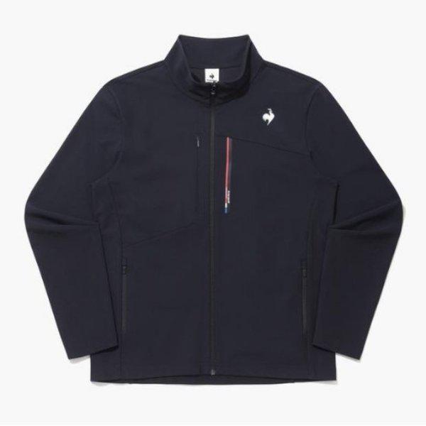 ジャージ UQC QQ123EFT11-BLK トリコットボンディング トラックトップ BLACK