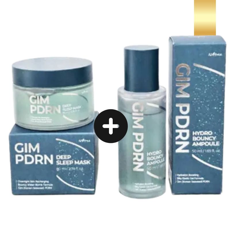[2点セット]GIM 海苔 PDRN バウンシー美容液 50ml+ディープスリープマスク 80ml