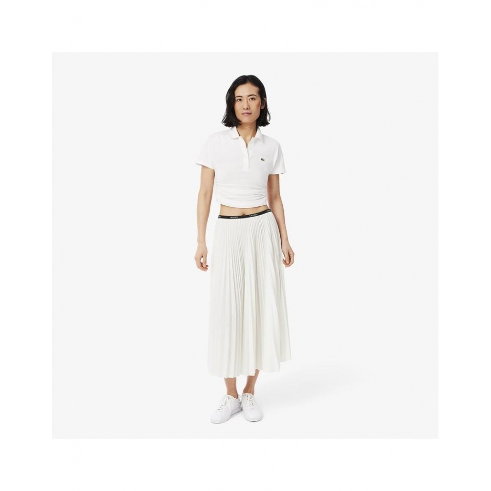 ラコステウィメンズエッセンシャルロングプリーツスカート JF1402-55G 70V