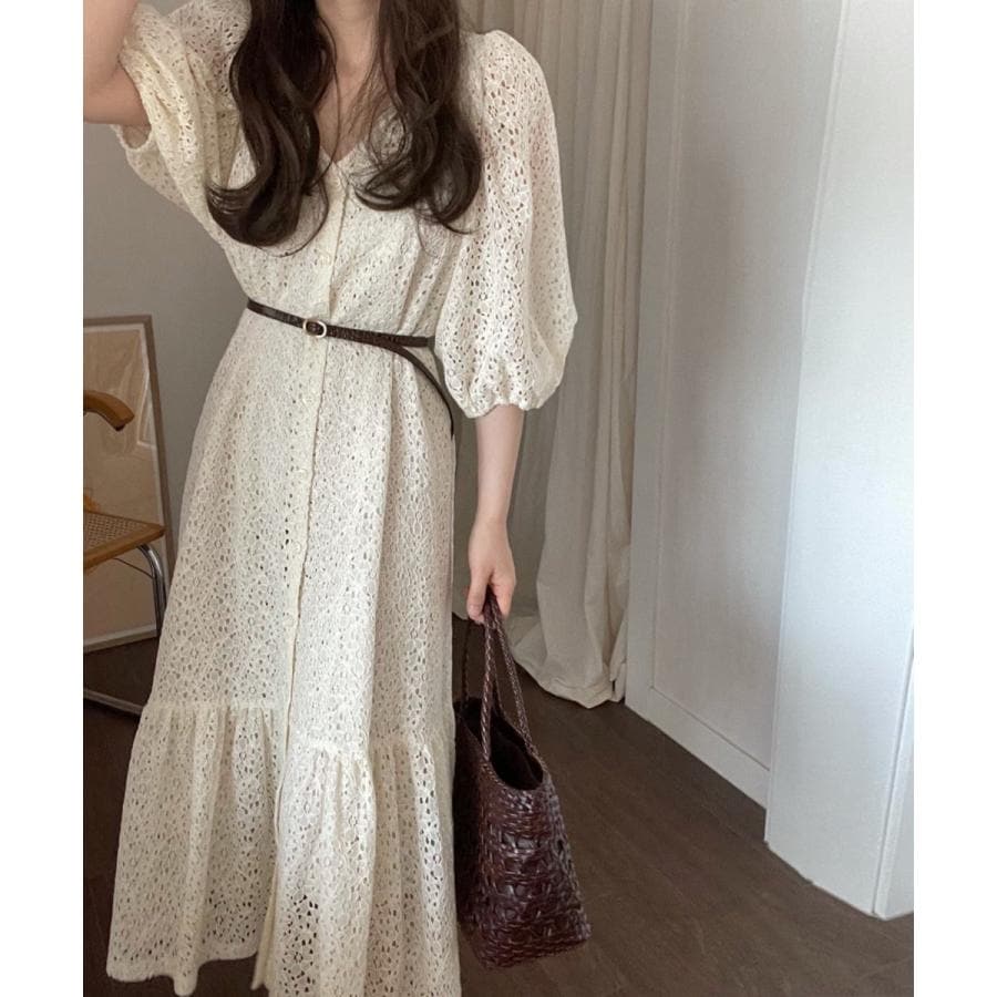 総レース 韓国ワンピース マーメイドワンピースレディース 【2025新品入荷】Q10超人気ワンピース