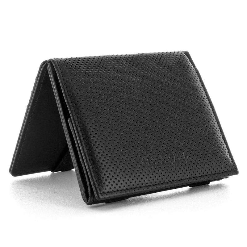 Flap Boy Dot Hole with Black 革 財布 カードケース 二つ折り メンズ 1,JJ-FLB_11