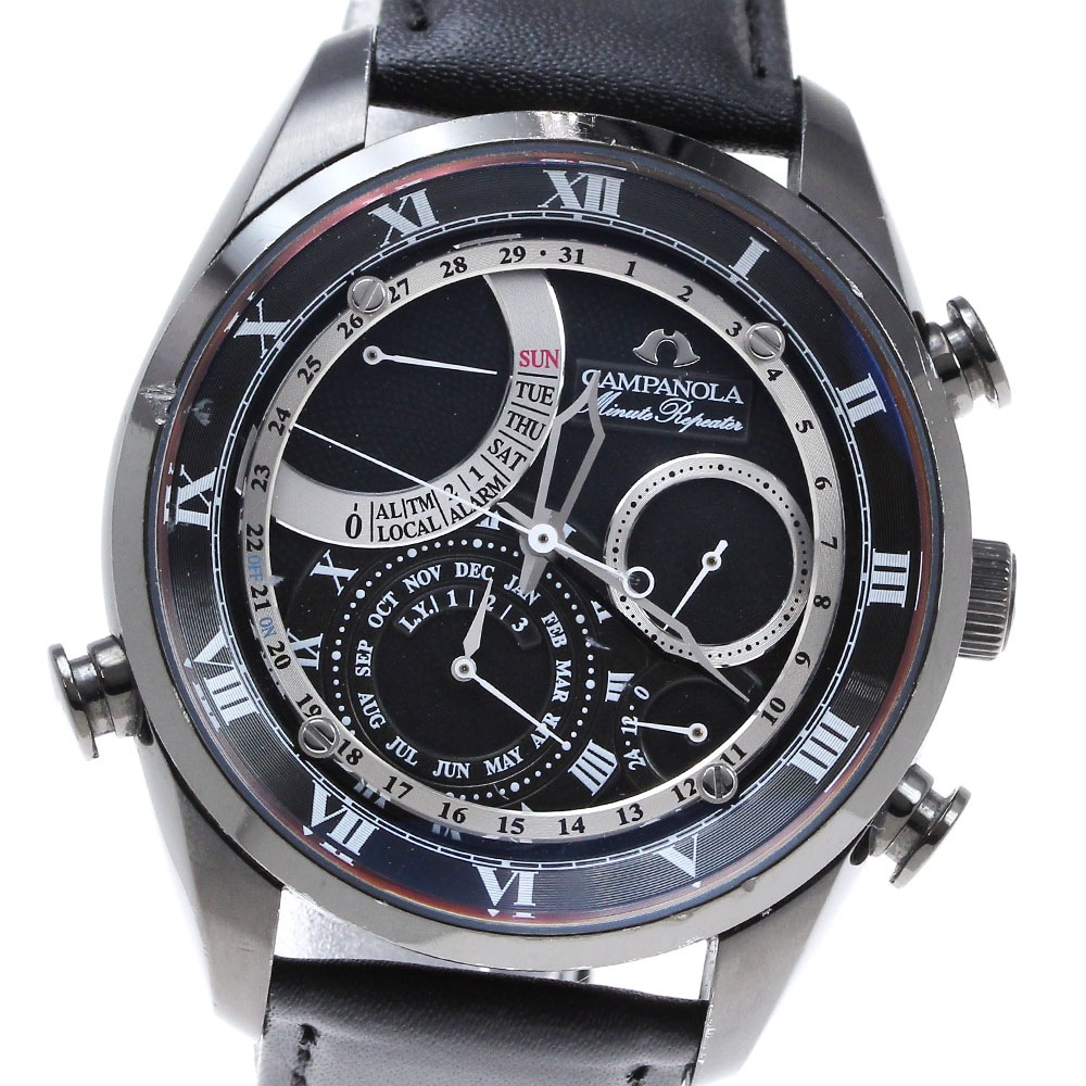 シチズン CITIZEN 6762-T023401 カンパノラ 200本限定 パーペチュアルカレンダー クォーツ メンズ 保証書付き_824014【中古】
