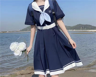 Qoo10] JK制服 セーラー服 コスプレ ワンピー