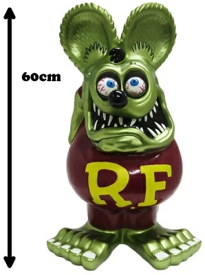 ラットフィンク ジャンボ コインバンク　メタリック グリーン　【 FUNKO 】 貯金箱