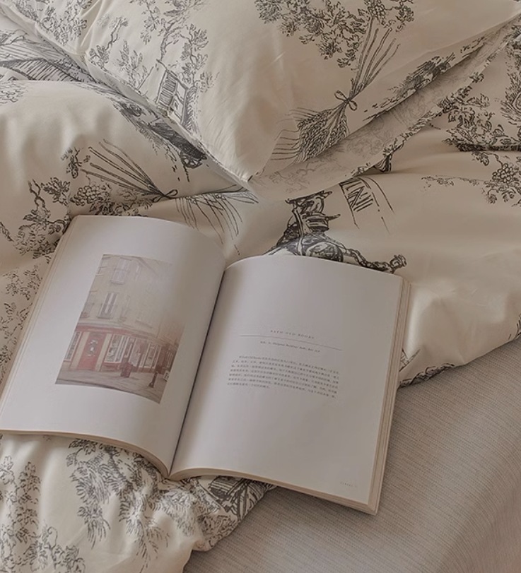 ベッドルーム シーツ リネン コットン 総柄 睡眠 大人可愛い きれいめ 上品 おしゃれ かっこいい 大人可愛い ラブリー キュート ガーリー クール モード系 セクシー エレガント 存在感