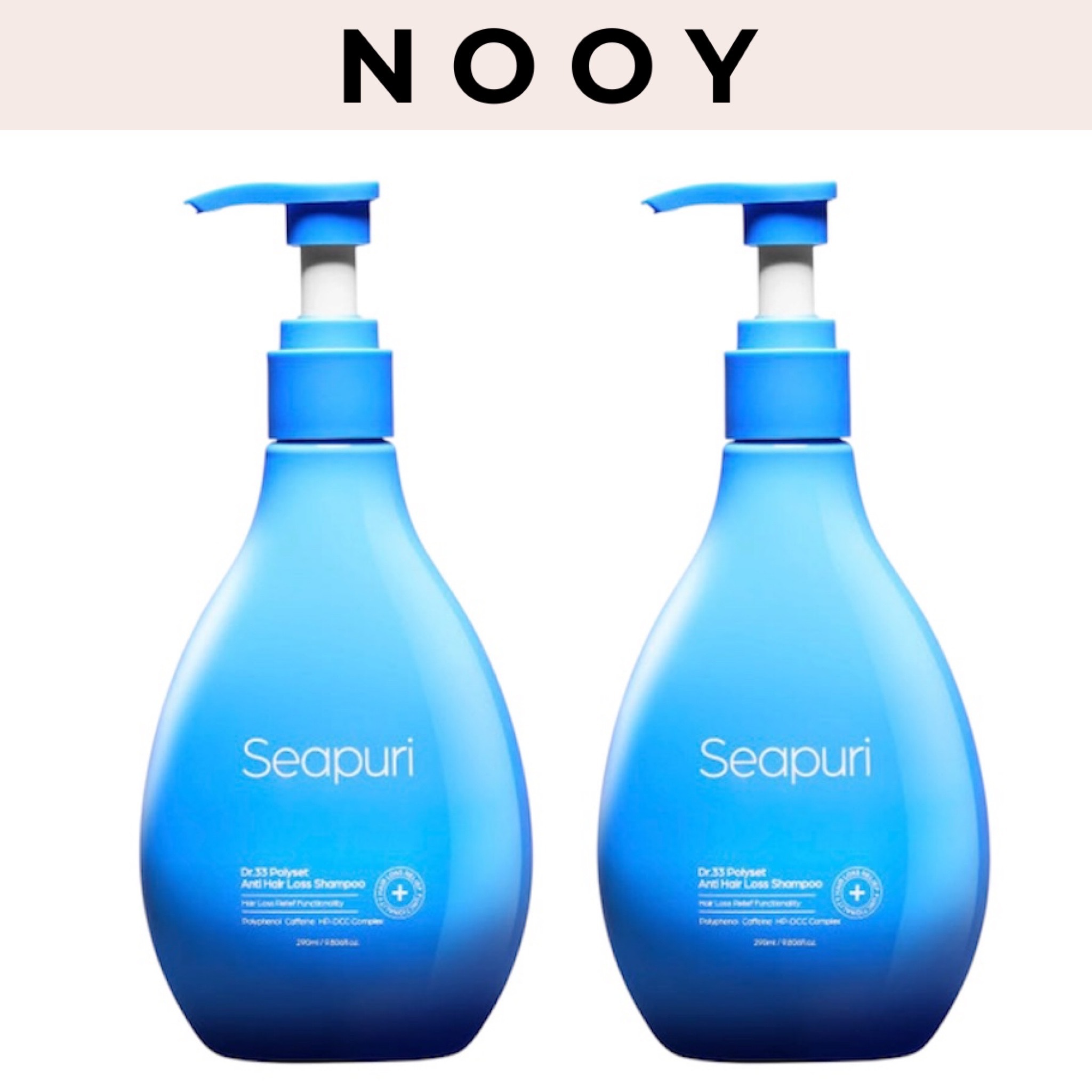 1+1ドクター33 ポリセット 脱毛シャンプー ポリフェノールシャンプー 290ml2個脱毛ケア抜け毛予防薄毛対策薄毛 シャンプー頭皮ケア育毛ケア