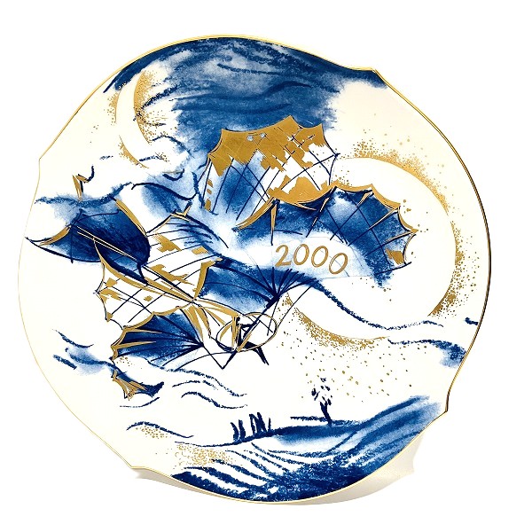 マイセン イヤープレート 2000年 ハングライダー 皿 食器 ユニセックス【中古】 8,986円